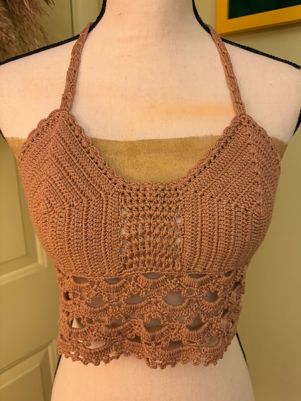 BOHO Crochet Halter Top